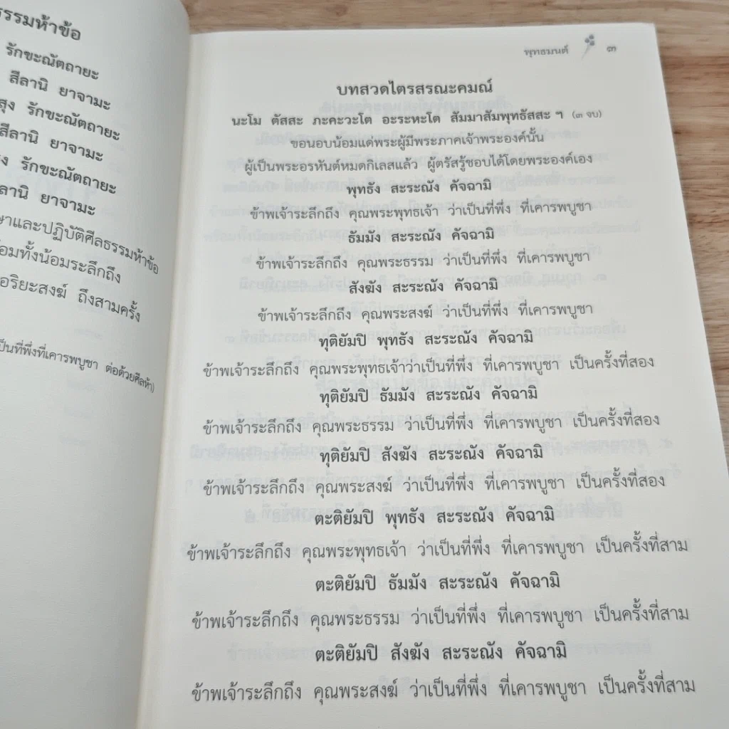 หนังสือ พุทธมนต์  ฝึกตนให้รู้ตื่นเบิกบาน สร้างสะพานบุญข้ามภพชาติต่อไป รูปที่ 7