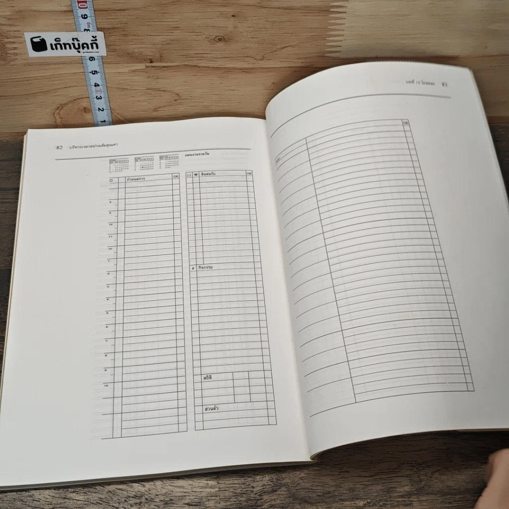 หนังสือ บริหารเวลาอย่างเต็มคุณค่า รูปที่ 9
