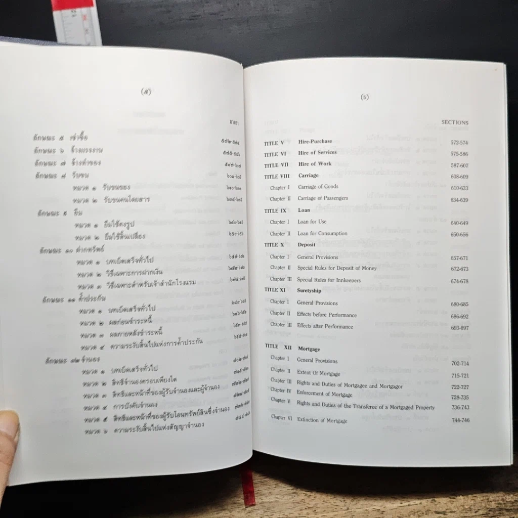 หนังสือ ประมวลกฎหมายแพ่งและพาณิชย์ บรรพ 1-6 ภาษาไทย-อังกฤษ รูปที่ 11