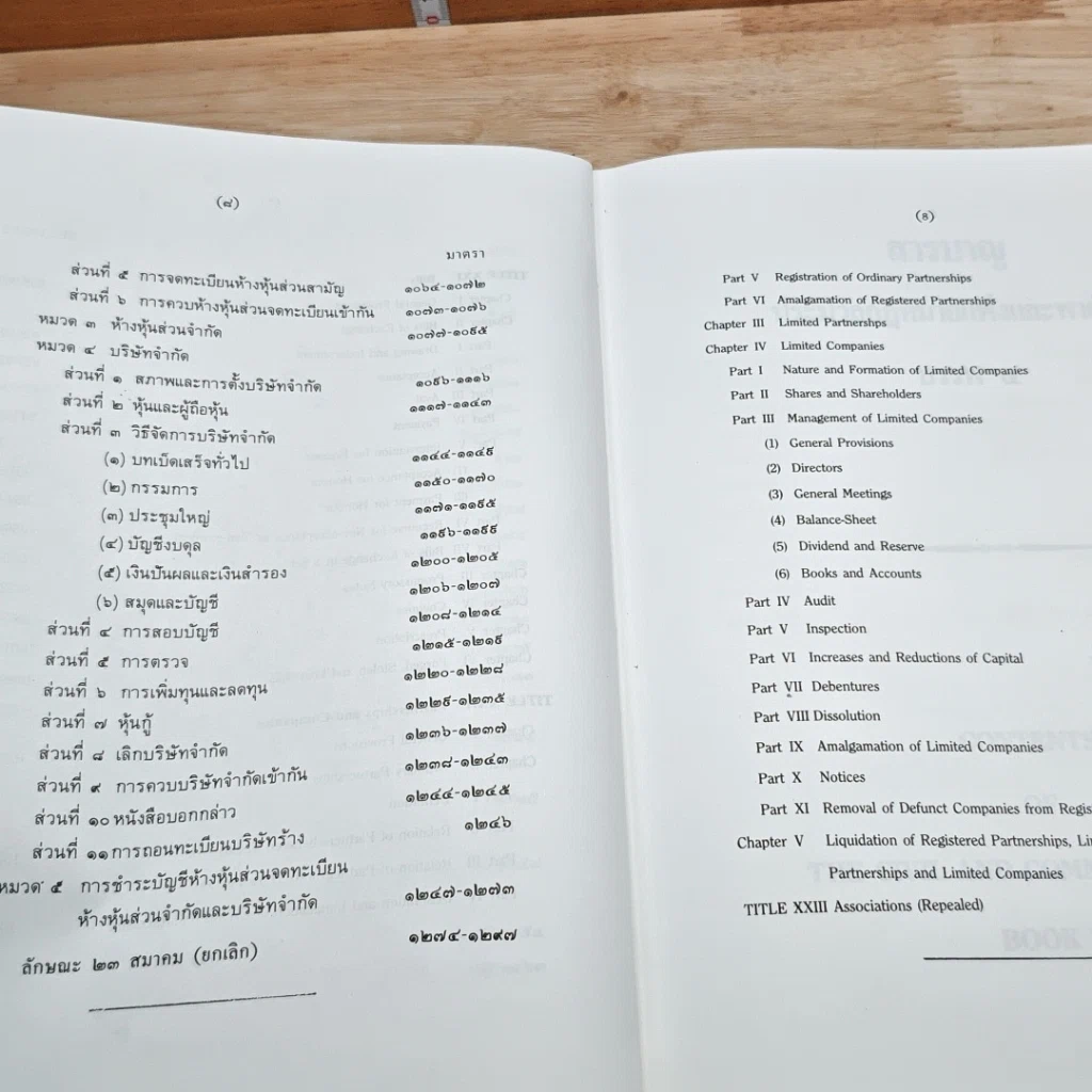 ประมวลกฎหมายแพ่งและพาณิชย์ บรรพ 1-6 ฉบับภาษาไทย-อังกฤษ รูปที่ 13