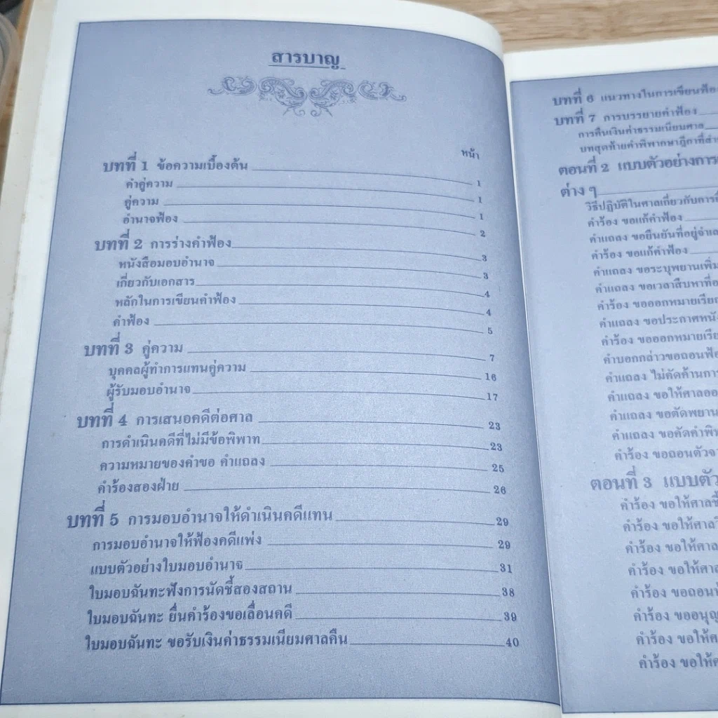 หนังสือ คู่มือการเขียนคำร้อง-คำฟ้อง ในคดีแพ่ง รูปที่ 7