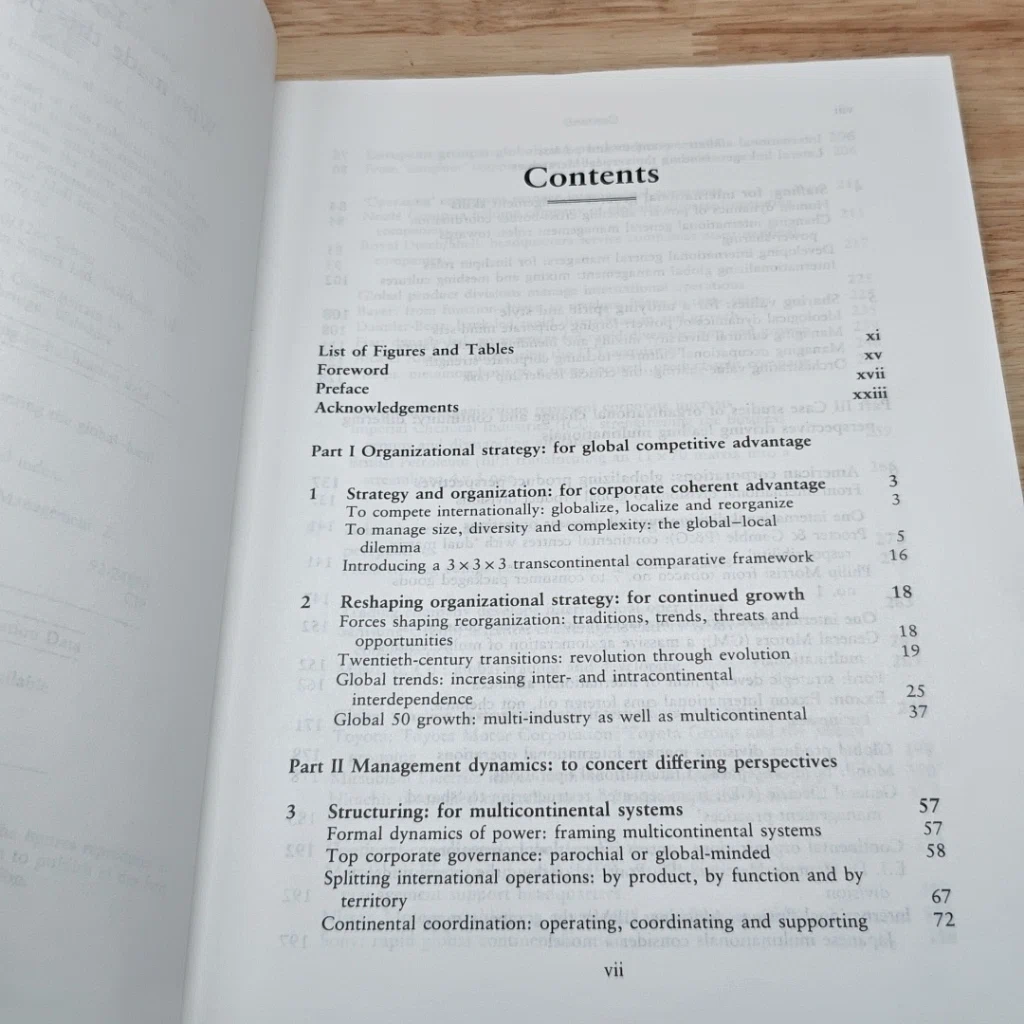 หนังสือ Managing the Multinational: Confronting the Global-Local Dilemma รูปที่ 6
