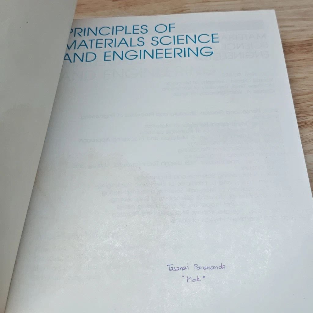 หนังสือ Principles of Materials Science and Engineering รูปที่ 6