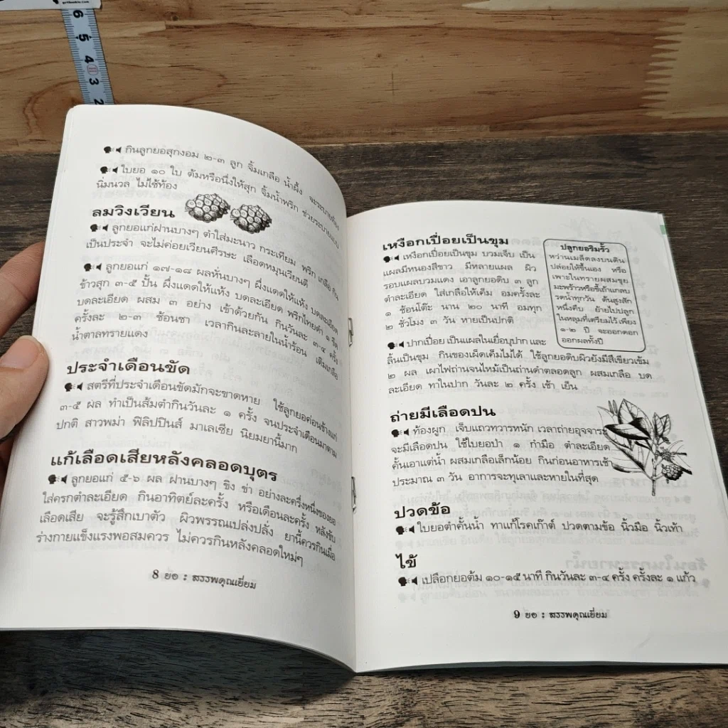 หนังสือ ยอ สรรพคุณเยี่ยม (ไม่ได้ยอจนเกินจริง) รูปที่ 7