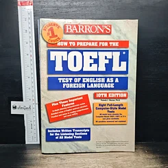 หนังสือ Barron's How to Prepare for the TOEFL
