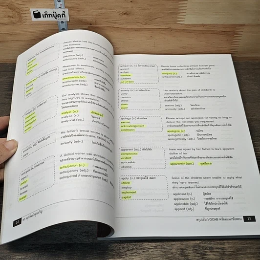หนังสือ สรุปเข้ม Vocab พร้อมแนวข้อสอบ รูปที่ 8