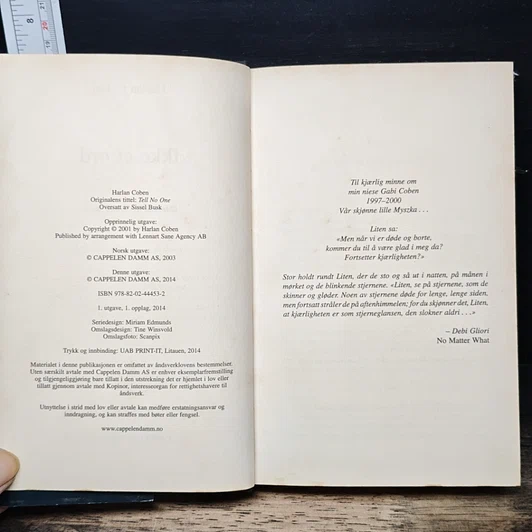 หนังสือ Tell No One รูปที่ 6