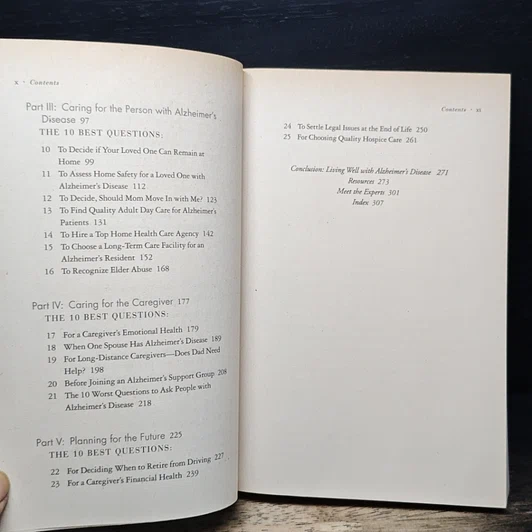 หนังสือ The 10 Best Questions for Living with Alzheimer's รูปที่ 8