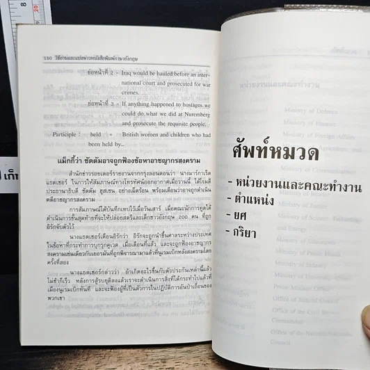 หนังสือ วิธีอ่านและแปลข่าวหนังสือพิมพ์ ภาษาอังกฤษ รูปที่ 9