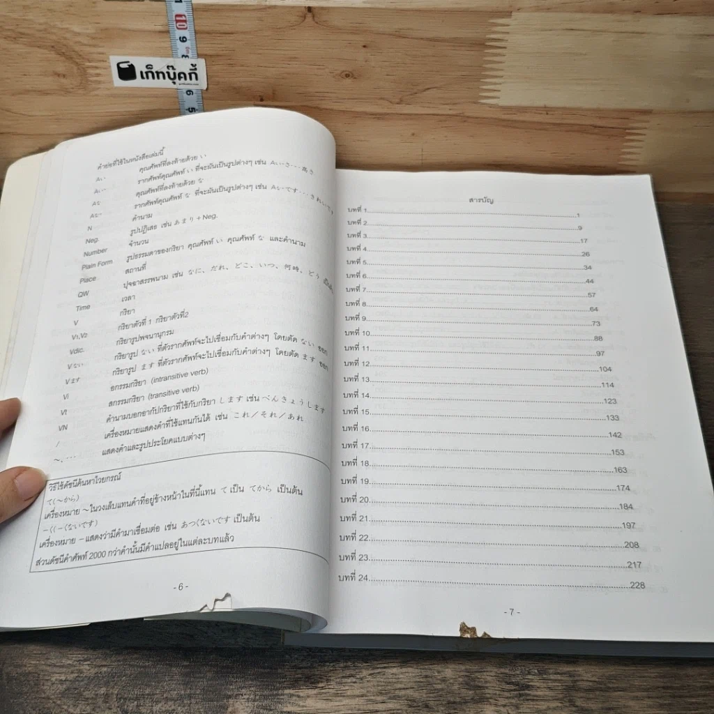 หนังสือ ไวยากรณ์ภาษาญี่ปุ่นเบื้องต้น รูปที่ 7