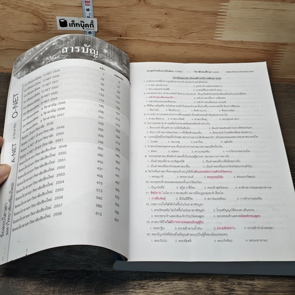 หนังสือ ตะลุยโจทย์ข้อสอบ วิชาสังคมศึกษา รูปที่ 7