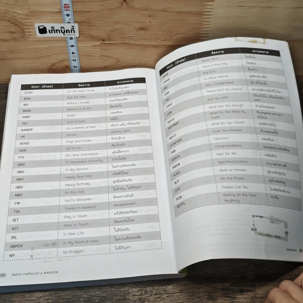 หนังสือ จับตาย ! วายร้าย Gat & Admission Conversation รูปที่ 8