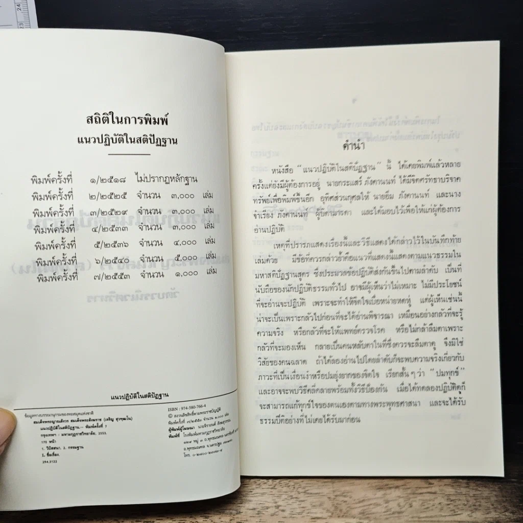 หนังสือ แนวปฏิบัติในสติปัฏฐาน รูปที่ 6