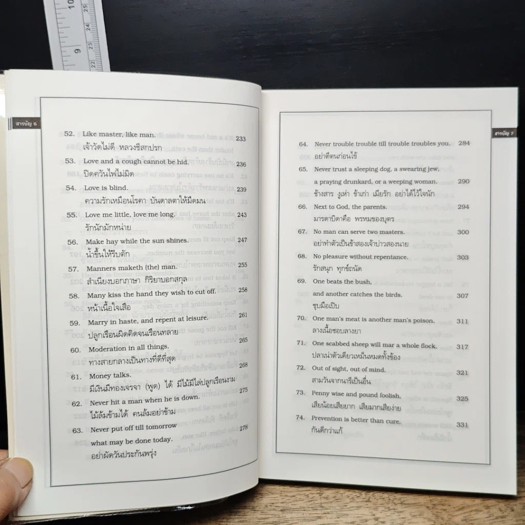 หนังสือ สุภาษิตอังกฤษ คำสอนใจของไทยที่มีความหมายคล้ายคลึงกัน รูปที่ 9