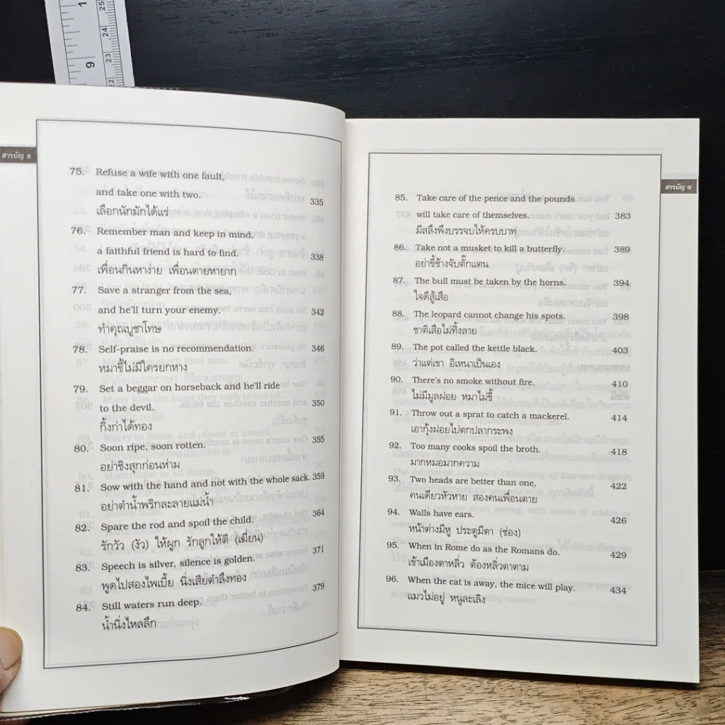 หนังสือ สุภาษิตอังกฤษ คำสอนใจของไทยที่มีความหมายคล้ายคลึงกัน รูปที่ 10