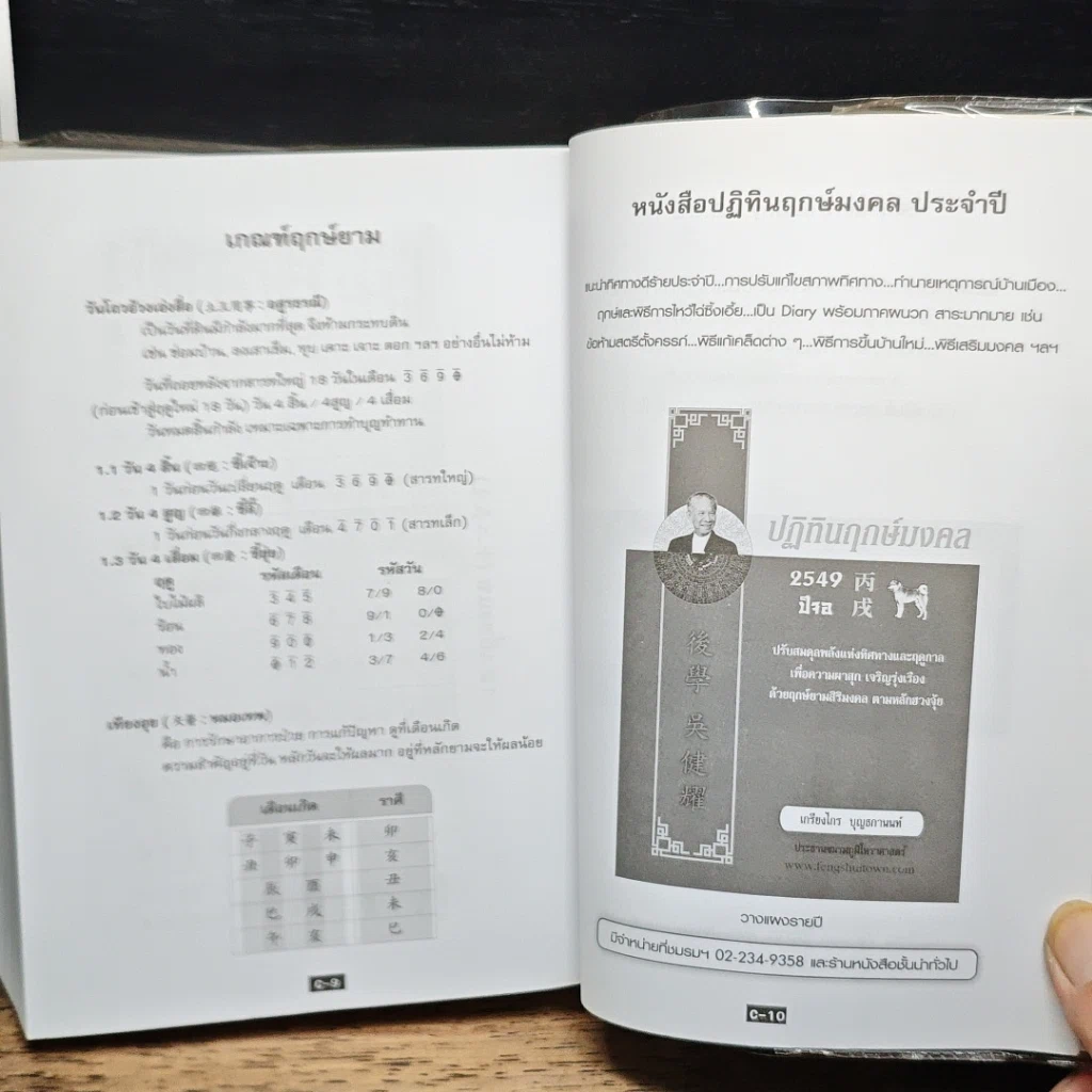 หนังสือ ปฏิทิน 3 ภาษา 5 ระบบ ปี พ.ศ.2445-2581 รูปที่ 9