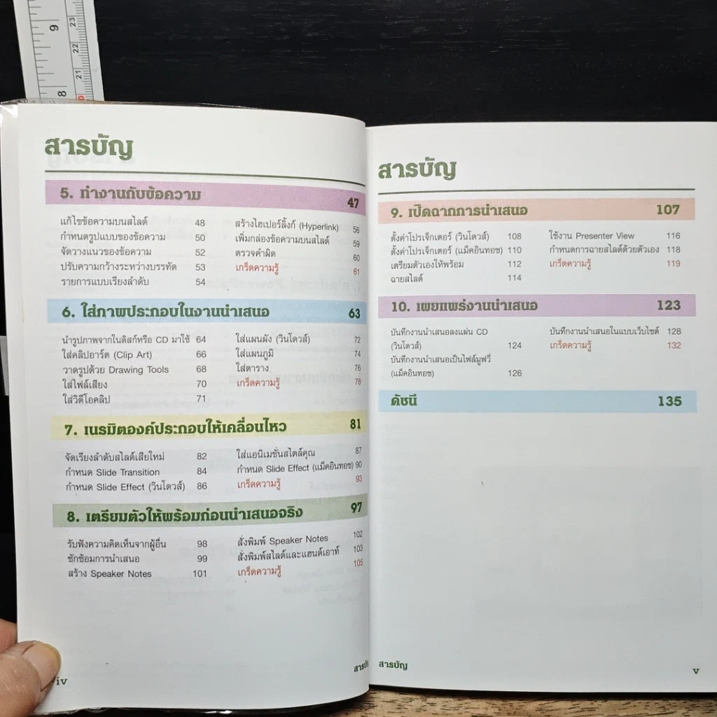 หนังสือ เสนองานผ่านฉลุยด้วย PowerPoint สำหรับ PowerPoint 200/XP/2003 รูปที่ 7