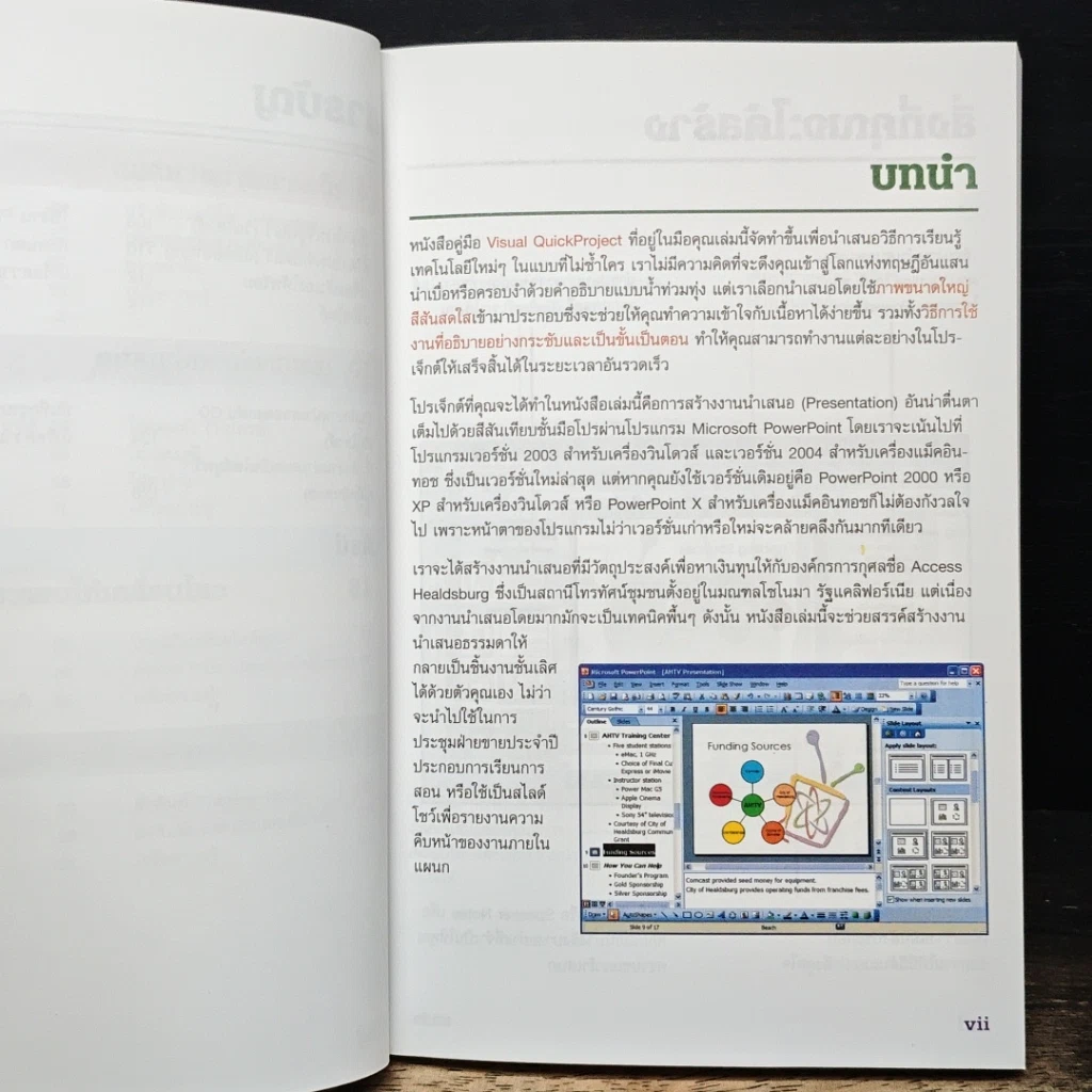 หนังสือ เสนองานผ่านฉลุยด้วย PowerPoint สำหรับ PowerPoint 200/XP/2003 รูปที่ 8