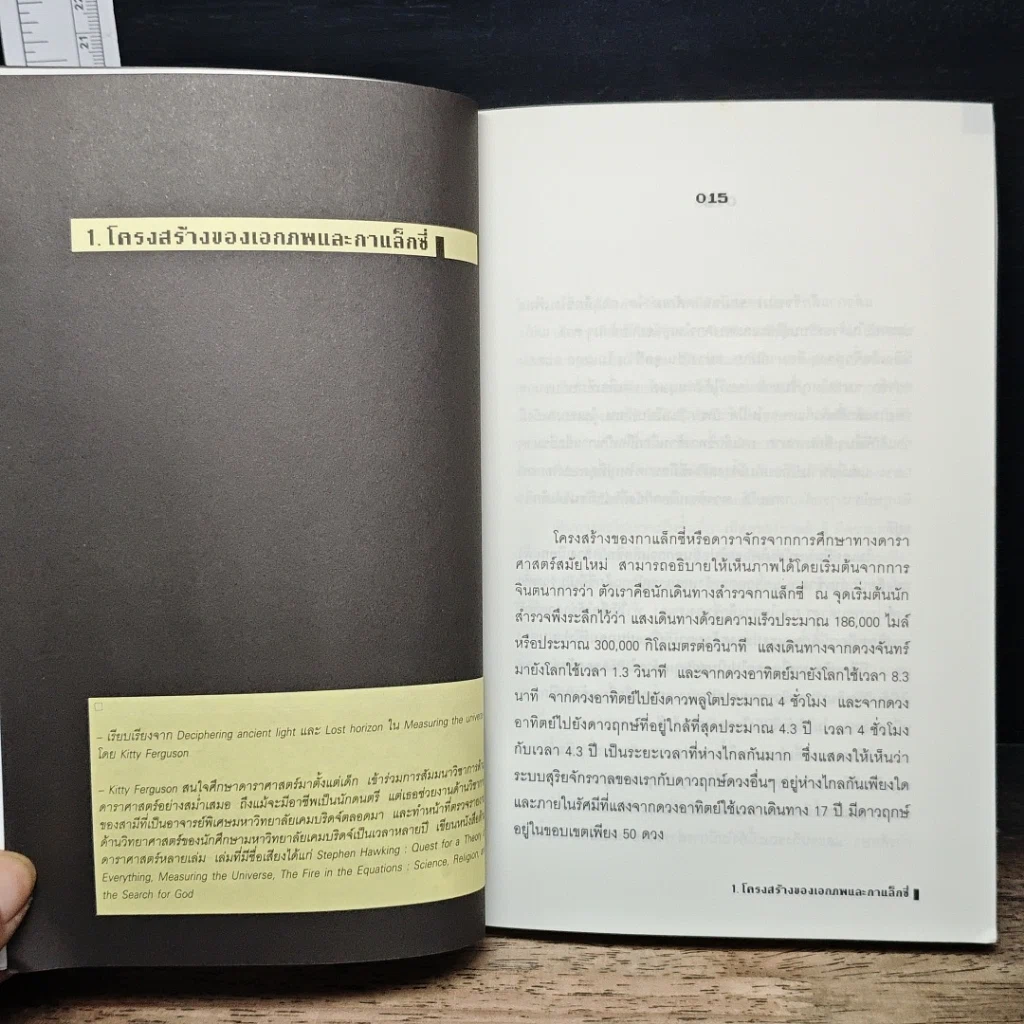 หนังสือ เอกภพ สรรพสิ่ง และมนุษยชาติ รูปที่ 7