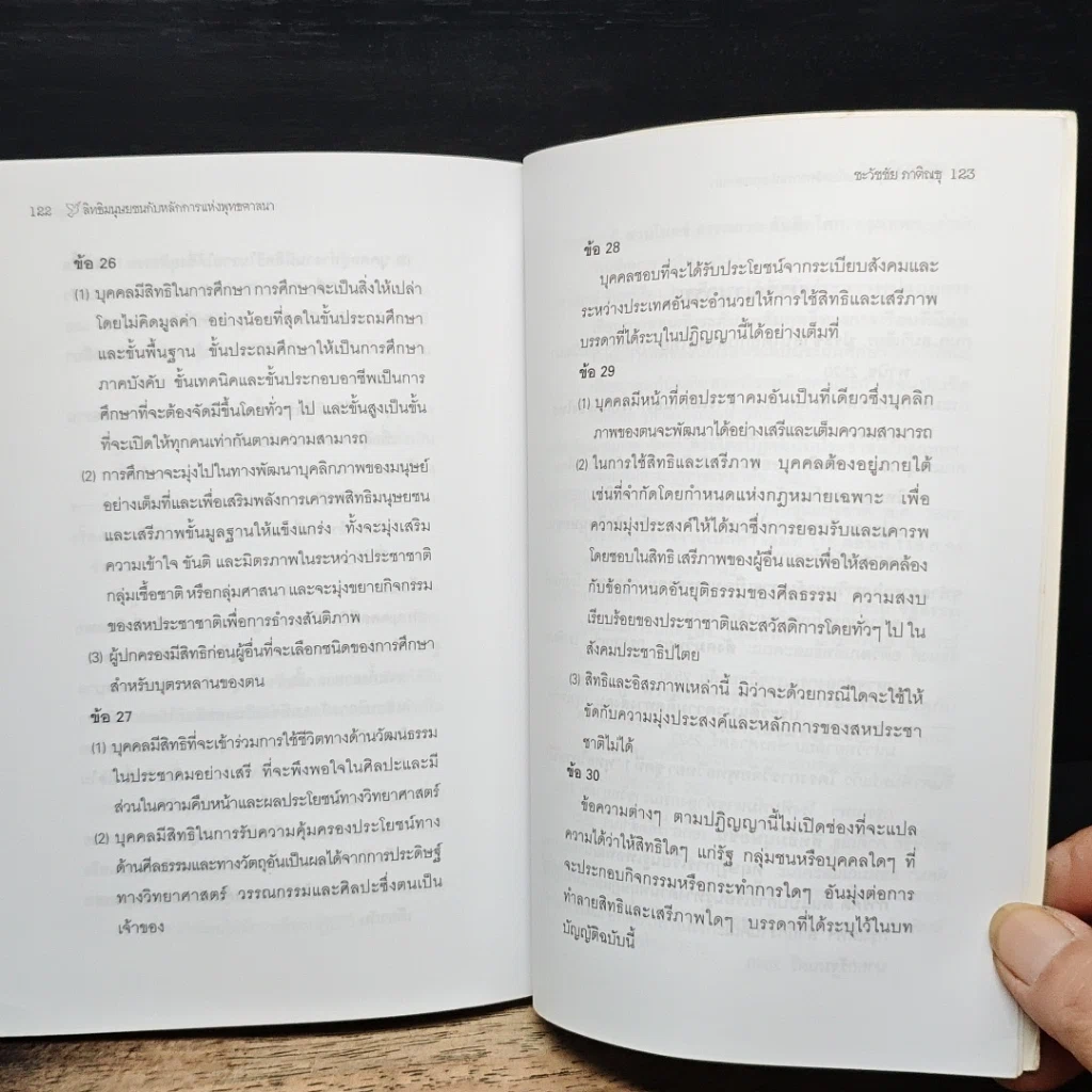 หนังสือ สิทธิมนุษยชนกับหลักการแห่งพุทธศาสนา รูปที่ 8
