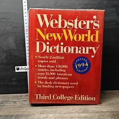 หนังสือ Webster's New World Dictionary