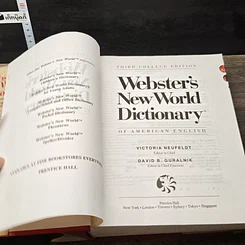 หนังสือ Webster's New World Dictionary รูปที่ 6