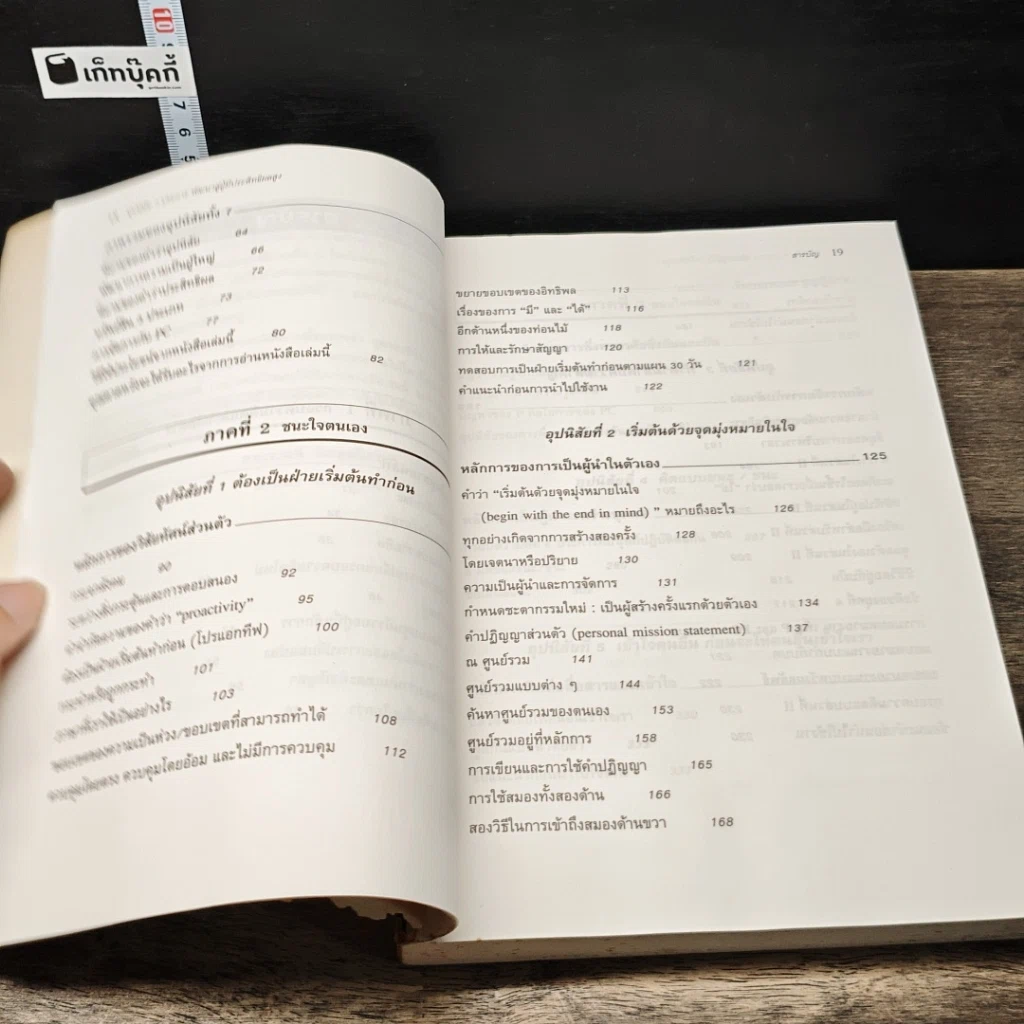 หนังสือ 7 อุปนิสัย พัฒนาสู่ผู้มีประสิทธิผลสูง รูปที่ 8