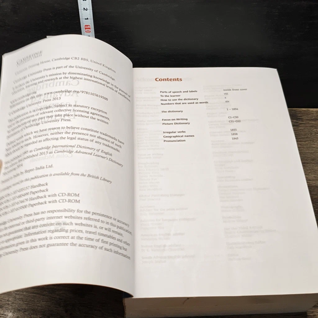 หนังสือ Cambridge Advanced Learner's Dictionary รูปที่ 6