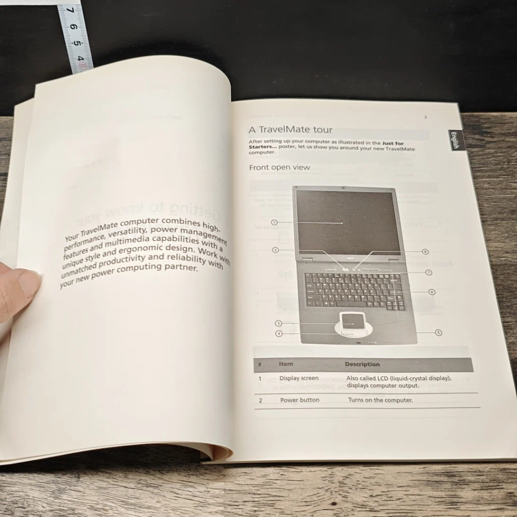 หนังสือ Acer TravelMate 290 Series รูปที่ 7