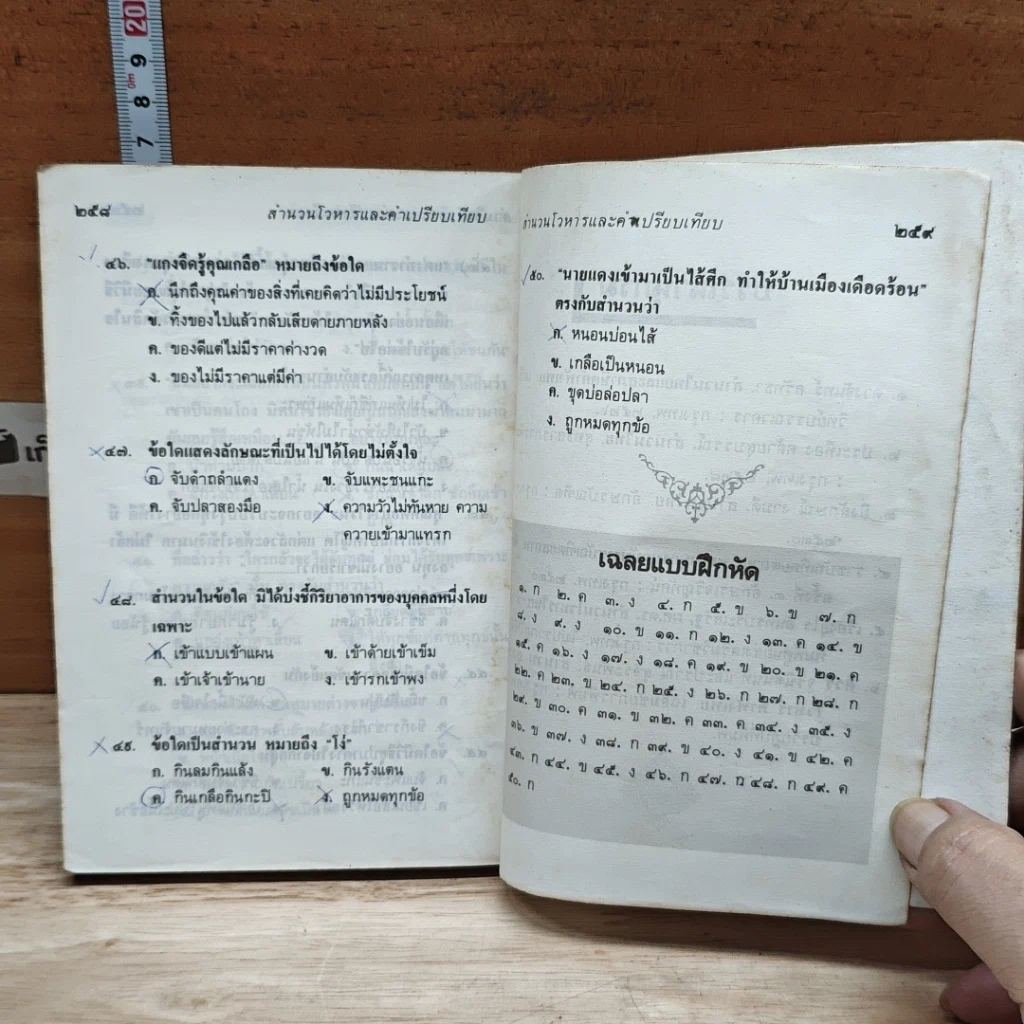 หนังสือ สำนวนโวหารไทย และคำเปรียบเทียบ รูปที่ 8