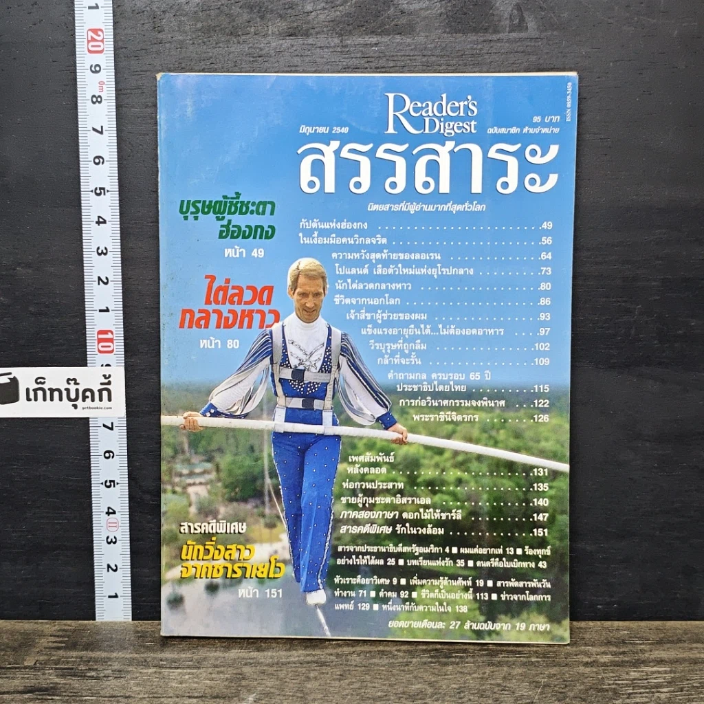 หนังสือ ReaDer's Digest สรรสาระ  มิ.ย. 2540 รูปที่ 1