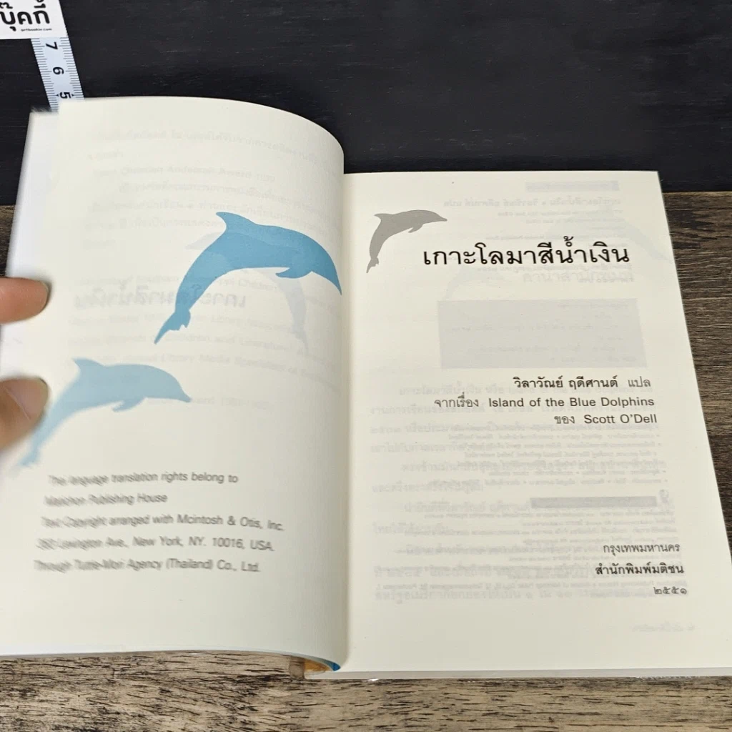 หนังสือ เกาะโลมาสีน้ำเงิน Island of the Blue Dolphins รูปที่ 6