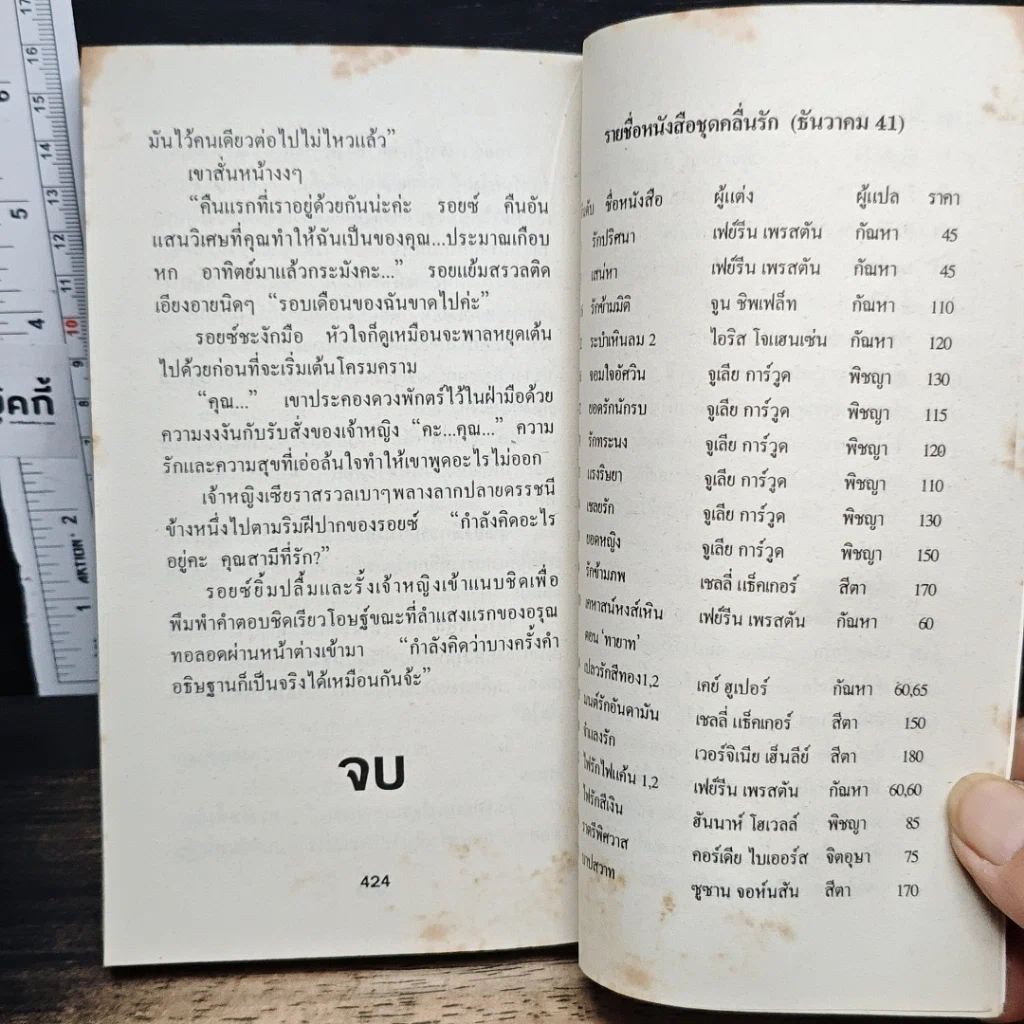 หนังสือ นิยายโรมานซ์ สุดห้ามใจรัก รูปที่ 8