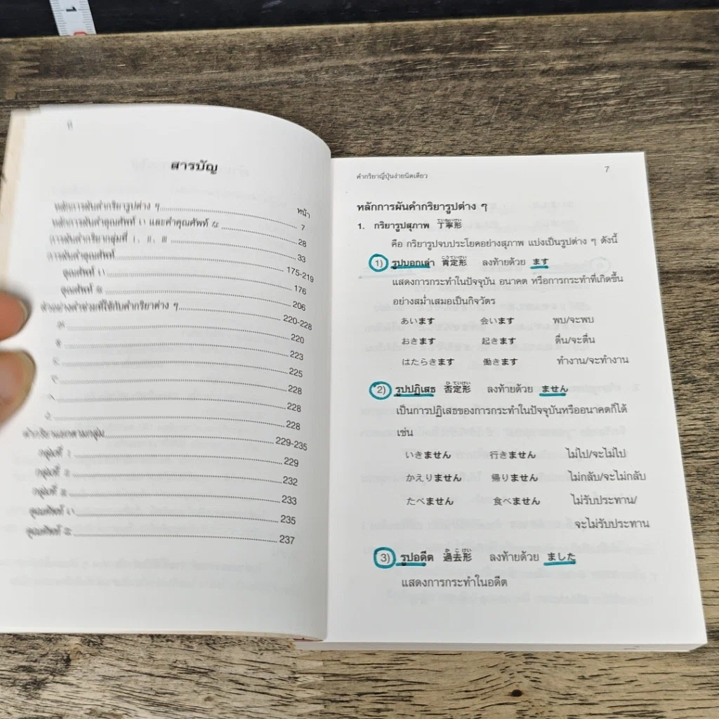 หนังสือ คำกริยาญี่ปุ่นง่ายนิดเดียว รูปที่ 7