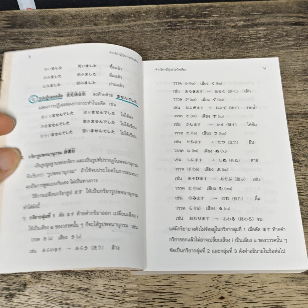 หนังสือ คำกริยาญี่ปุ่นง่ายนิดเดียว รูปที่ 8