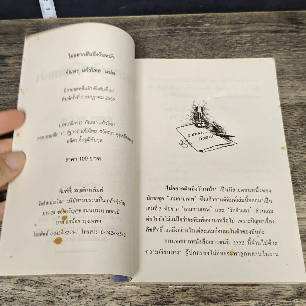 หนังสือ ไม่อยากฝัน...ถึงวันหน้า รูปที่ 6