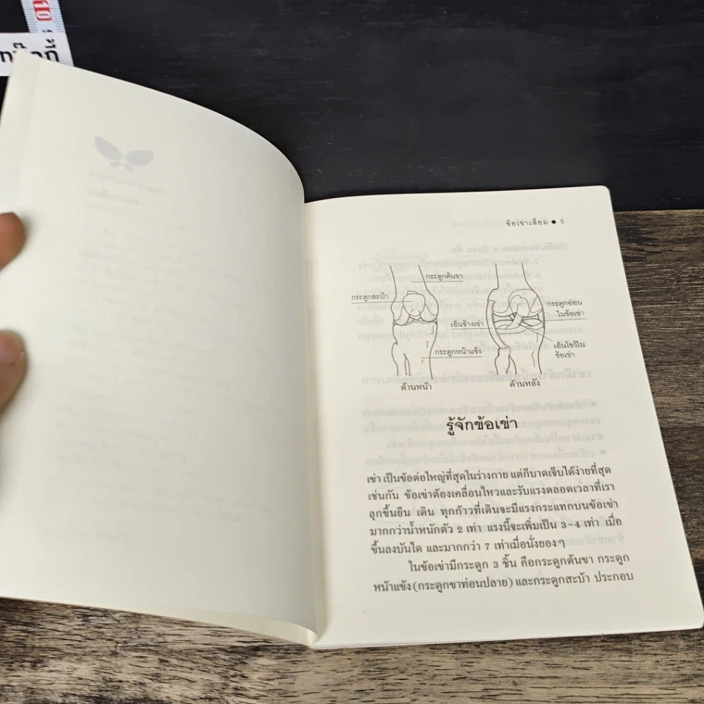 หนังสือ ดูแลตัวเองด้วยกายภาพบำบัด ข้อเข่าเสื่อม รูปที่ 7