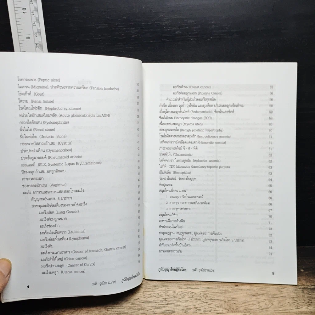 หนังสือ ภูมิปัญญาไทยสู้ภัยโรค คำแนะนำในการระแวดระวังสุขภาพ รูปที่ 7