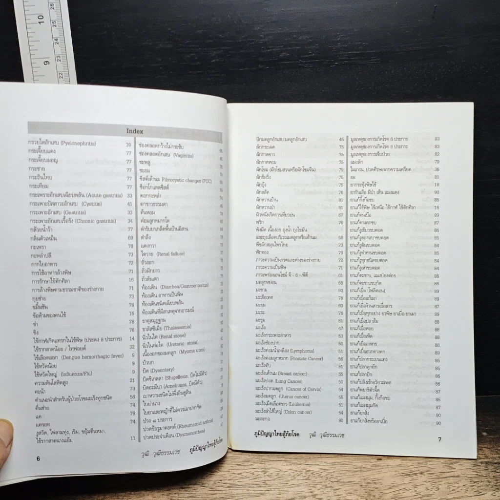 หนังสือ ภูมิปัญญาไทยสู้ภัยโรค คำแนะนำในการระแวดระวังสุขภาพ รูปที่ 8