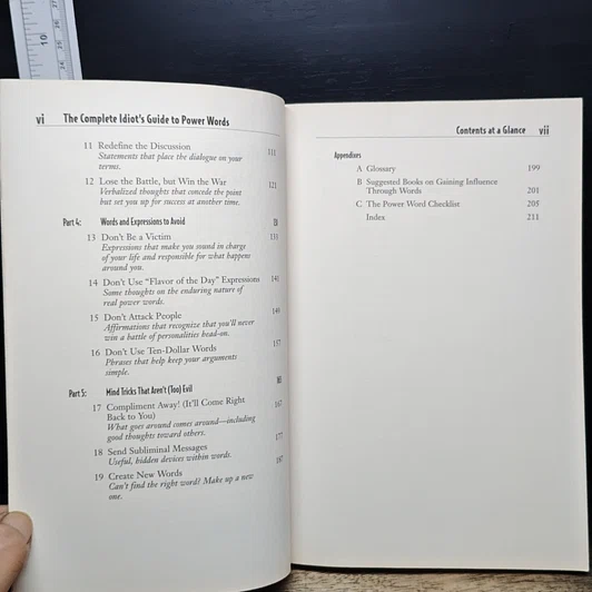 หนังสือ The Complete Idiot's Guide to Power Words รูปที่ 7