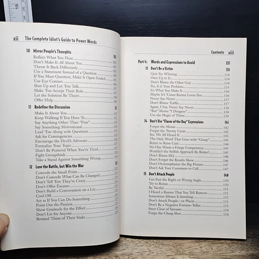 หนังสือ The Complete Idiot's Guide to Power Words รูปที่ 10