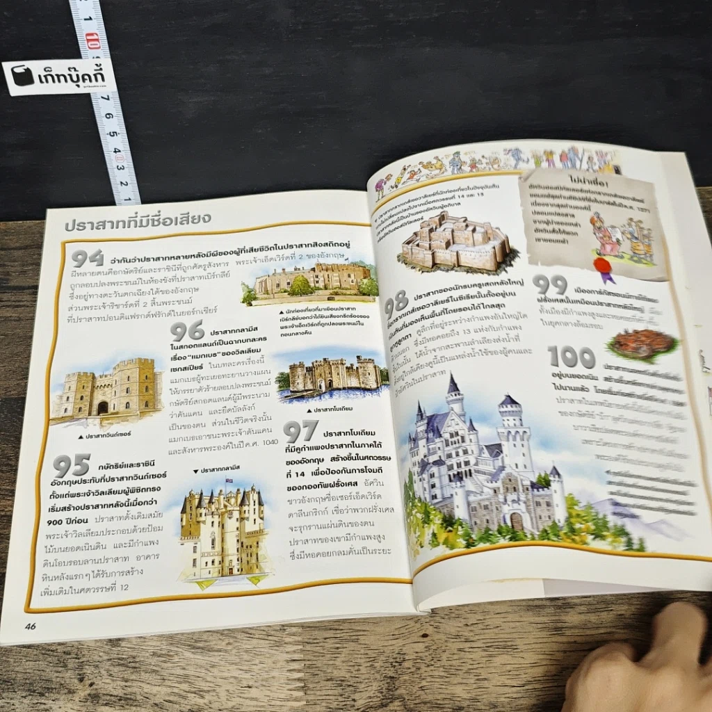 หนังสือ 100 เรื่องน่ารู้เกี่ยวกับอัศวินและปราสาท รูปที่ 8