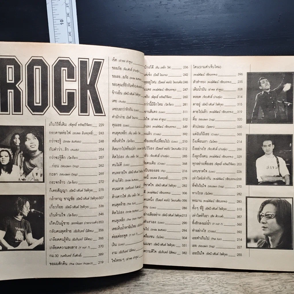 หนังสือ เพลงเพื่อชีวิต ROCK รูปที่ 9