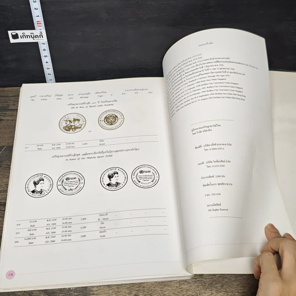 หนังสือ เหรียญกษาปณ์ไทย THAI COINS รูปที่ 8