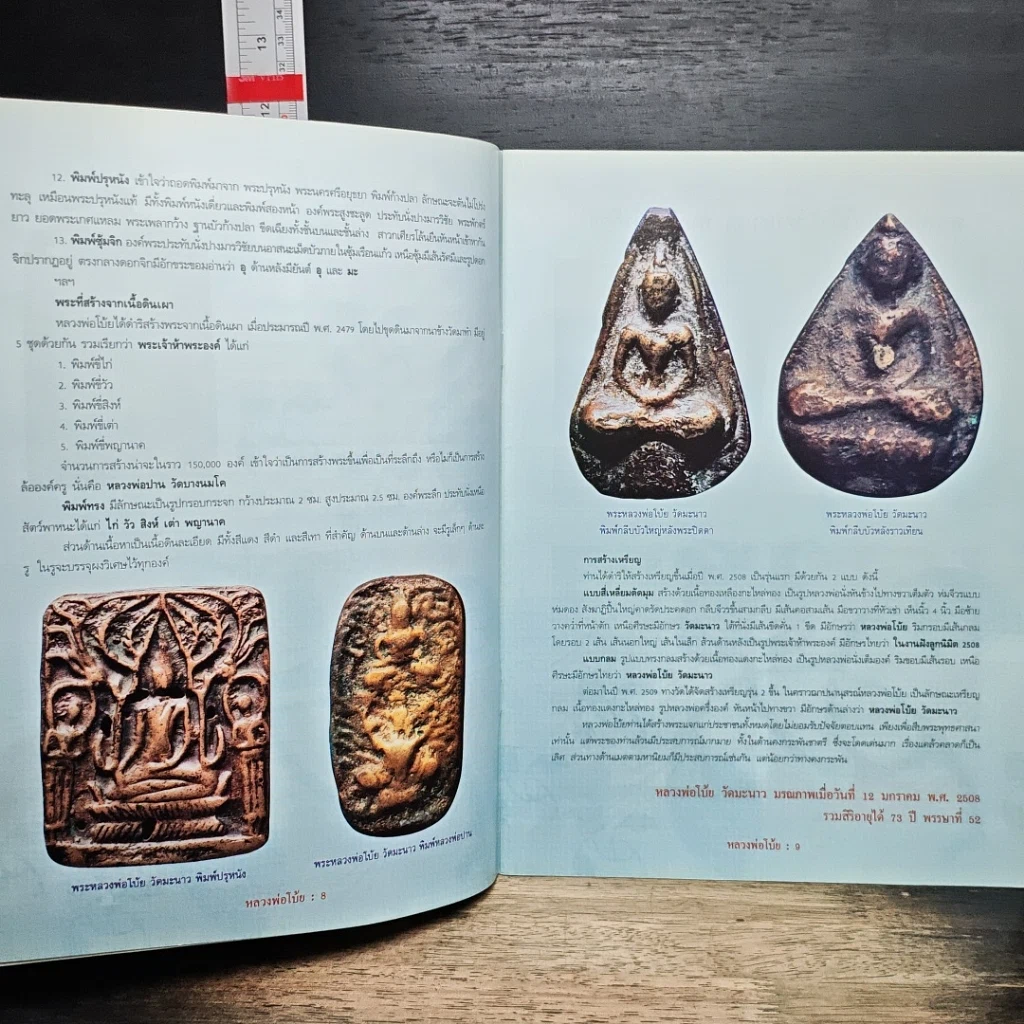 หนังสือ พระเครื่องยอดนิยม หลวงพ่อโบ้ย วัดมะนาว จังหวัดสุพรรณบุรี รูปที่ 8