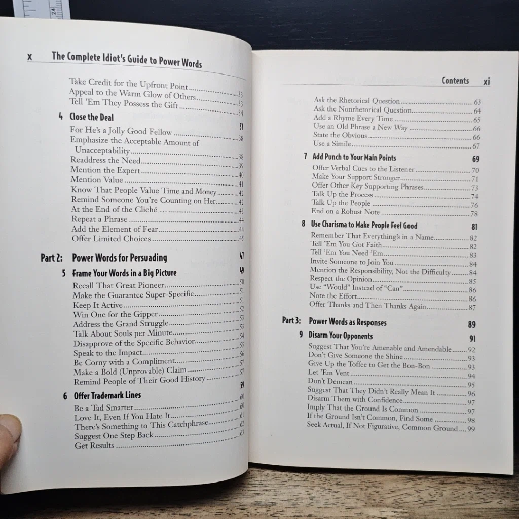 หนังสือ The Complete Idiot's Guide to Power Words รูปที่ 9