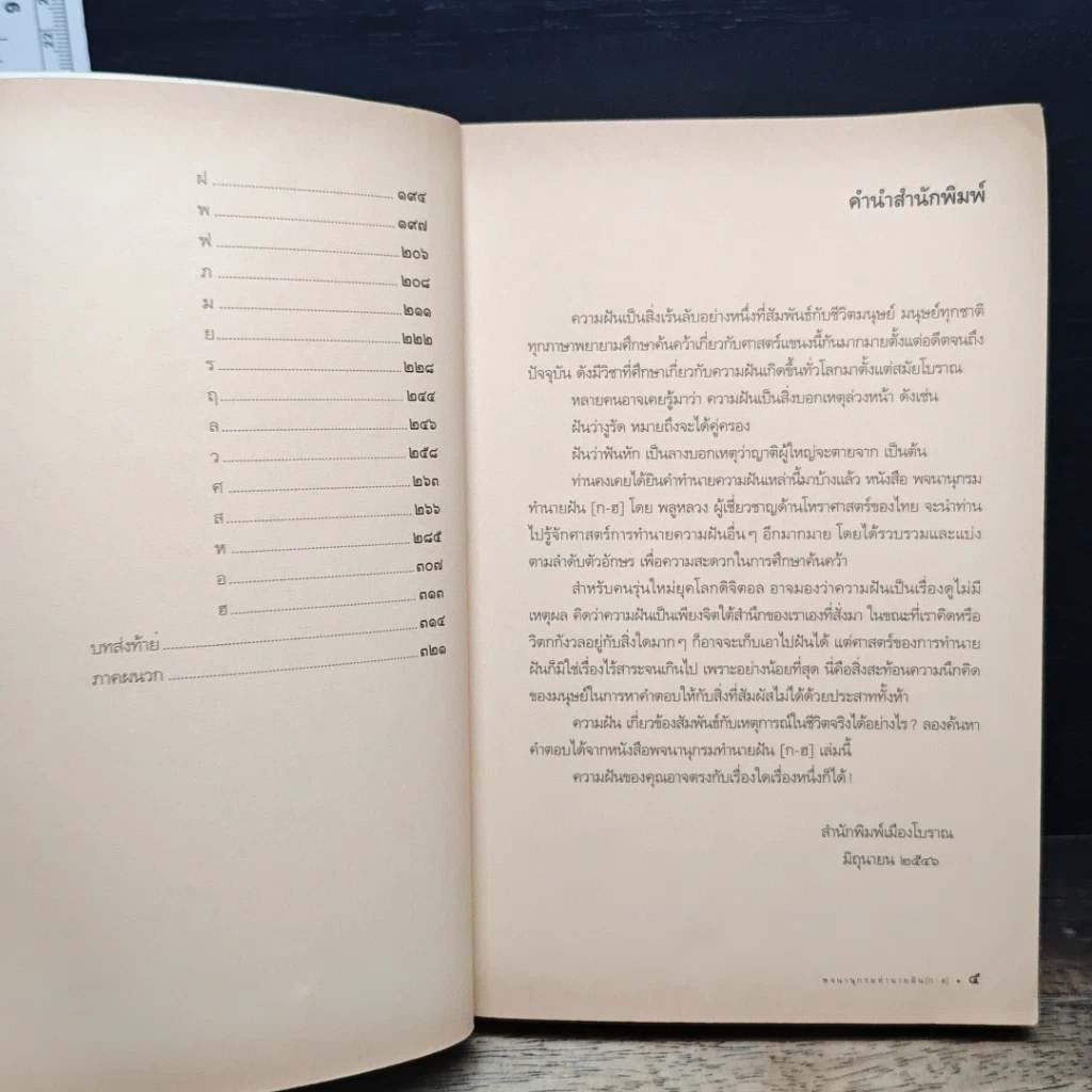 หนังสือ พจนานุกรมทำนายฝัน ก-ฮ รูปที่ 7