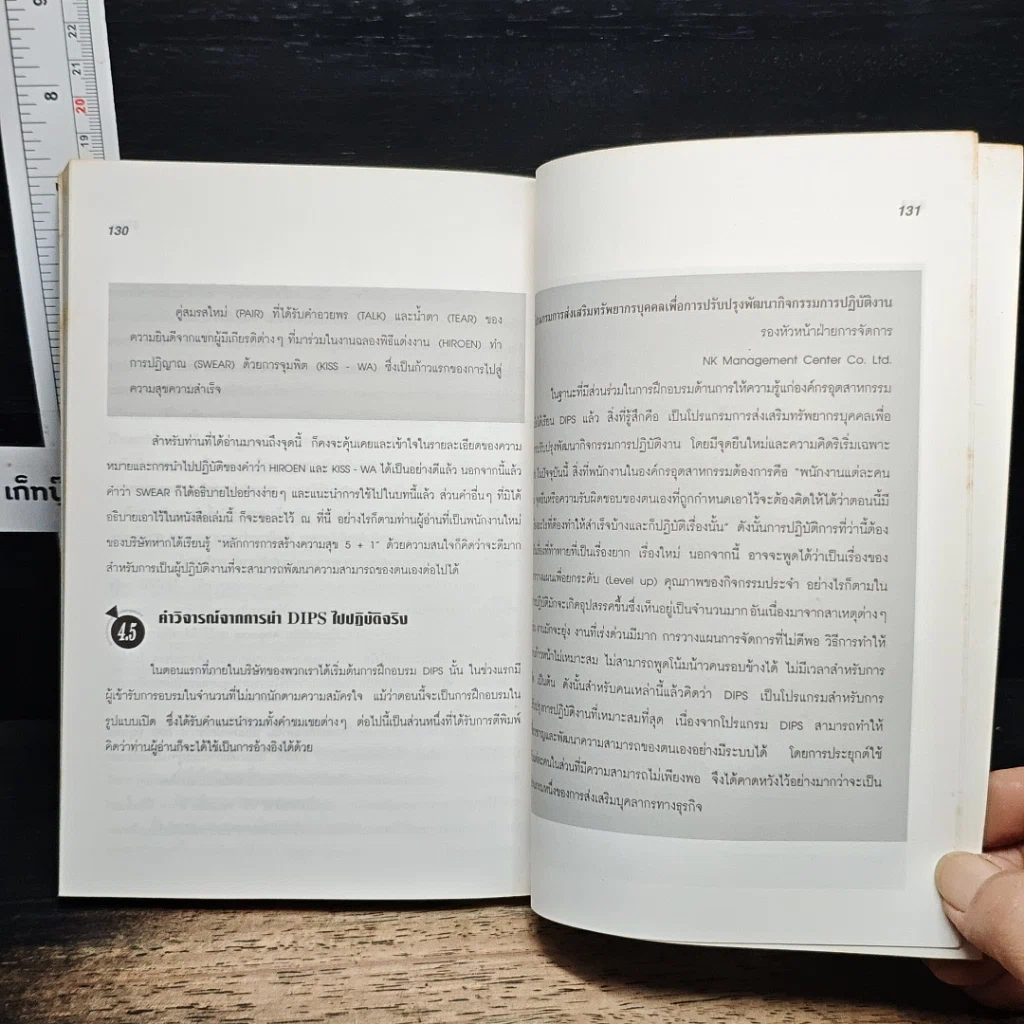 หนังสือ DIPS: ระบบเพิ่มประสิทธิภาพในการเพิ่มผลิตภาพของงาน รูปที่ 9