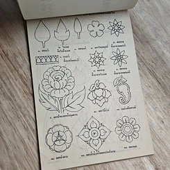 หนังสือ ลายไทย ลายจีน ลายประดิษฐ์ รูปที่ 6