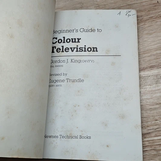 หนังสือ Beginner's Guide to Colour Television รูปที่ 6